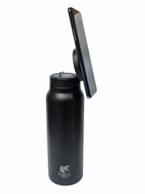 Botella térmica magnética 710ml Negra Trawül Trawül