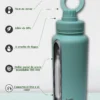 pomo tapa (1) Botella térmica magnética 1L Turquesa Características Trawül Trawül
