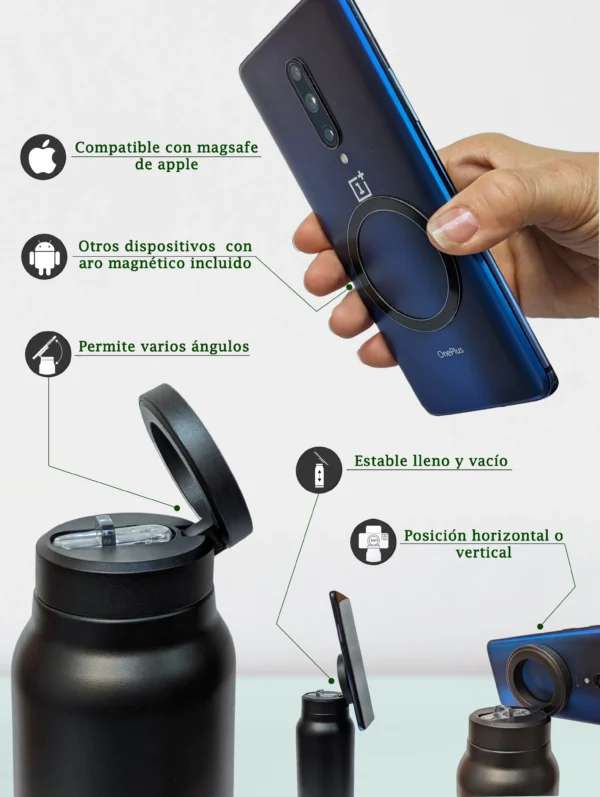 pomo3 copia (1) Botella térmica magnética 710ml Características Negra Trawül Trawül