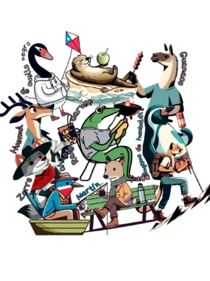 Diseño sin título (1) Stickers de fauna chilena Trawül Trawül