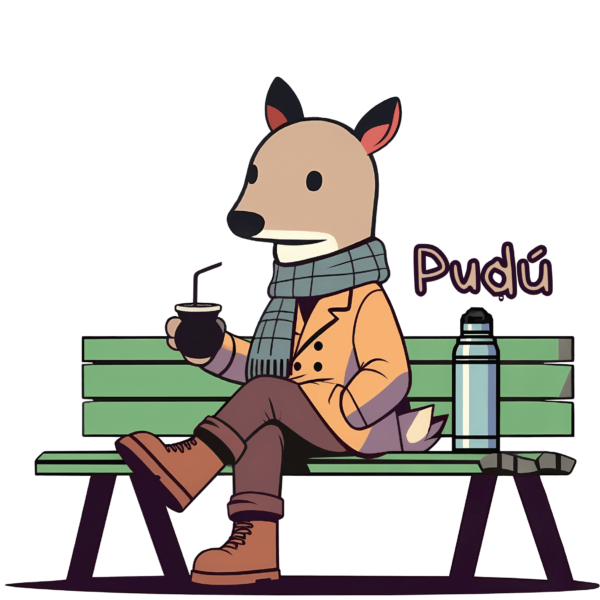 Stickers de fauna chilena Pudú Trawül Trawül