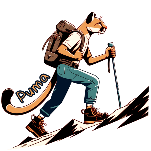 Stickers de fauna chilena Puma Trawül Trawül