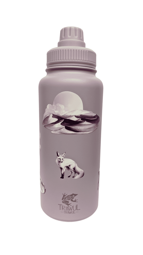 Botella térmica magnética 1L Lila Colección Ecosistemas de Chile Trawül Trawül