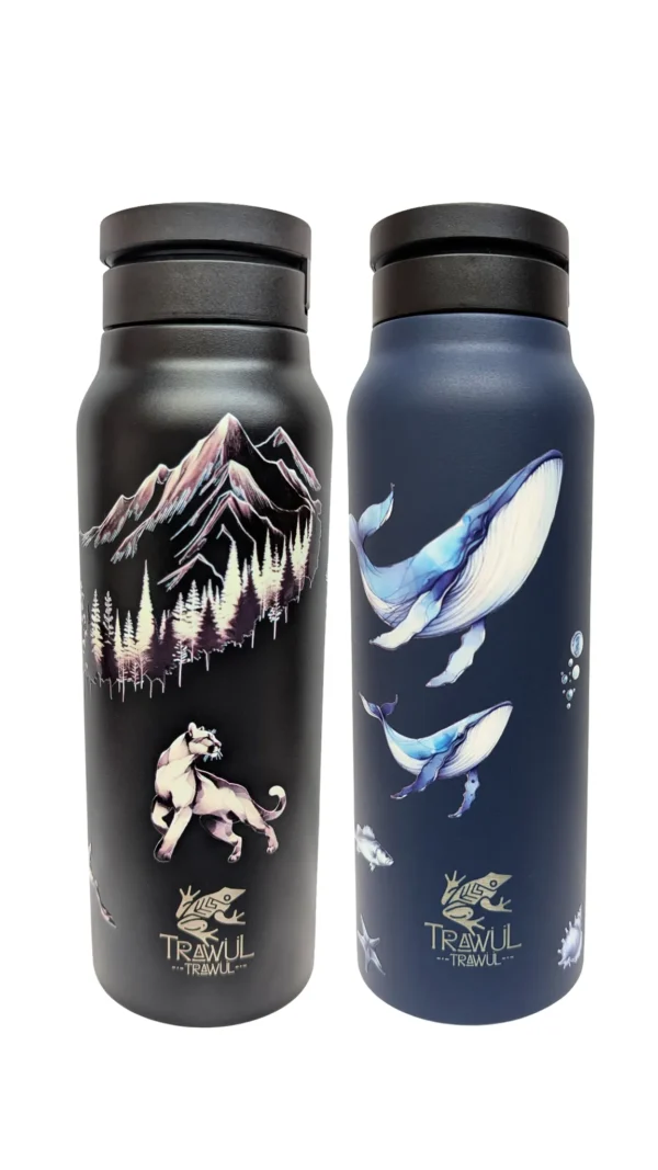 Diseño sin título (1888) copia Botellas térmicas magnéticas 710ml Colección Ecosistemas de Chile Trawül Trawül