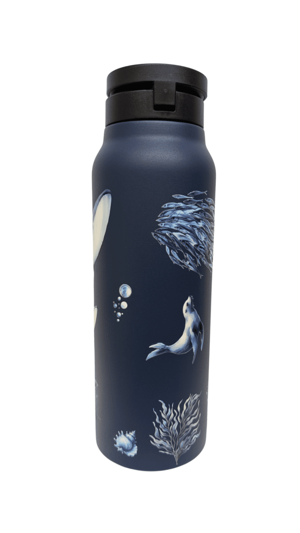 Diseño sin título (25).png Botella térmica magnética 710ml Azul Colección Ecosistemas de Chile Trawül Trawül