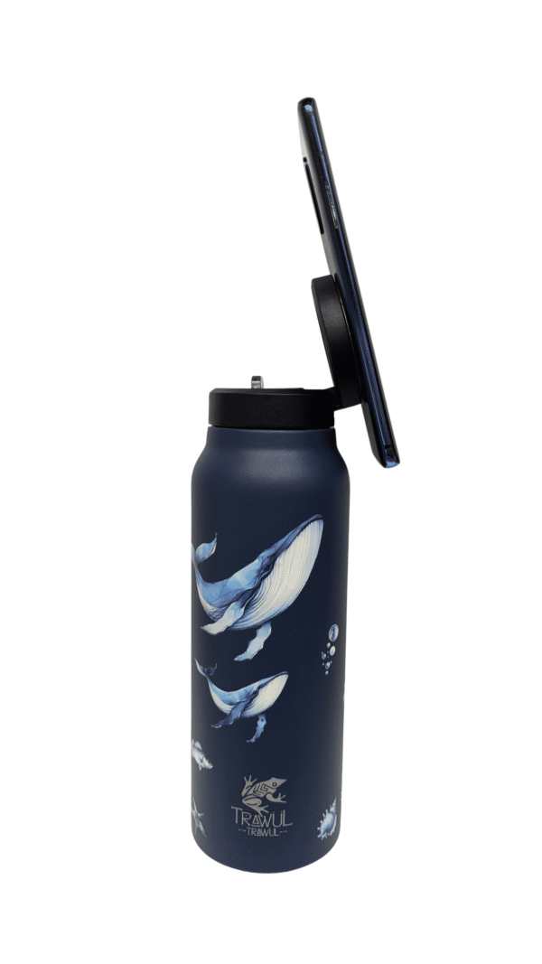 Diseño sin título (28).png Botella térmica magnética 710ml Azul Colección Ecosistemas de Chile Trawül Trawül